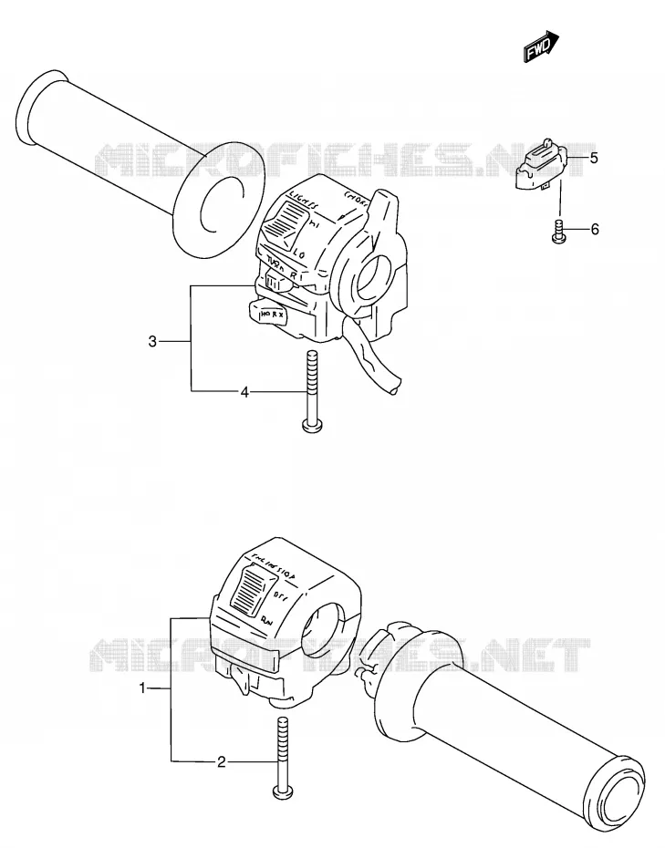 SCHAKELAARS Suzuki MOTO 600 RF 1997  RF600RV(E2)