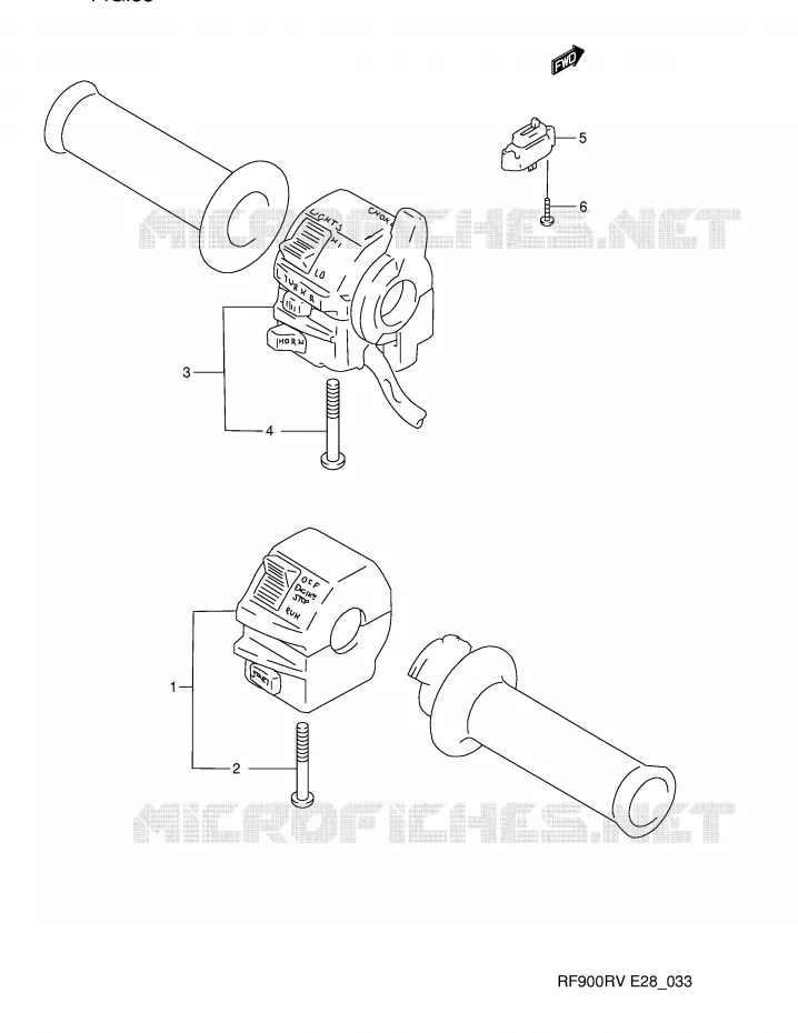 SCHAKELAARS Suzuki MOTO 900 RF 1996  RF900RT(E28)