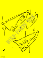 KUIP (MODEL Z:E2, E4, E15, E17, E18, E21, E25, E26) voor Suzuki DR 125 1982