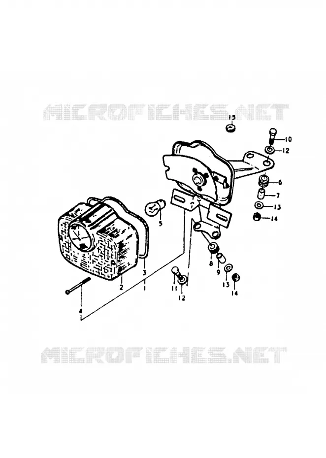 ACHTERLICHT (A100M,N) Suzuki MOTO 100 A100 1992  A100N(K/L/M/N/4)