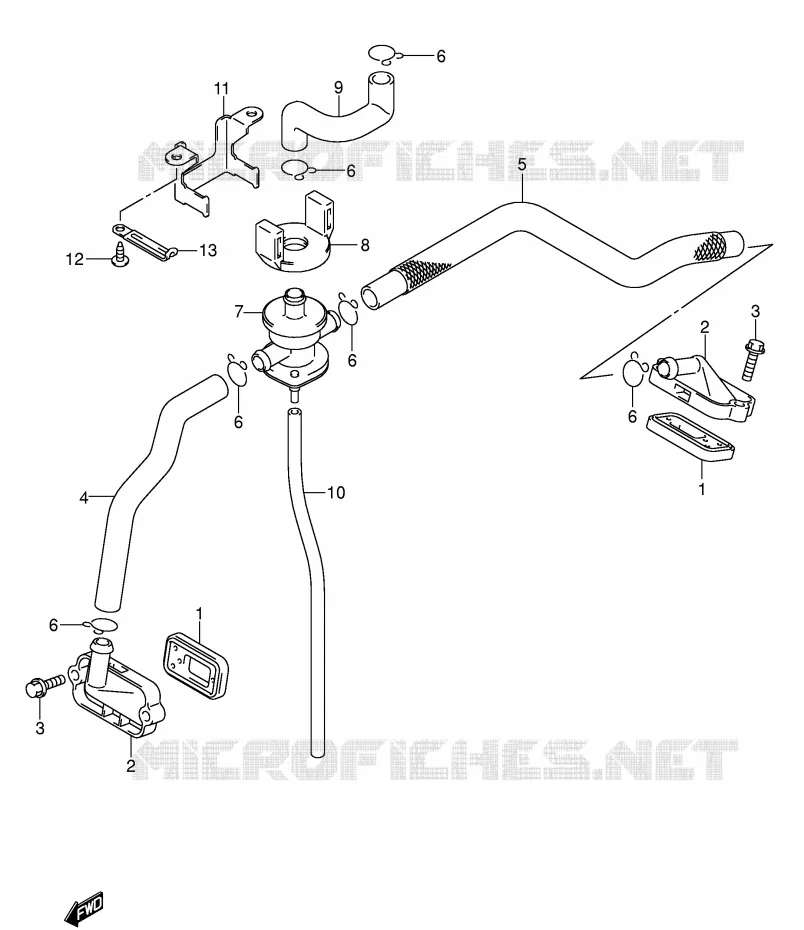 ANTI VERVUILINGS SYSTEM Suzuki MOTO 1000 V-STROM 2004  DL1000K4(E2)