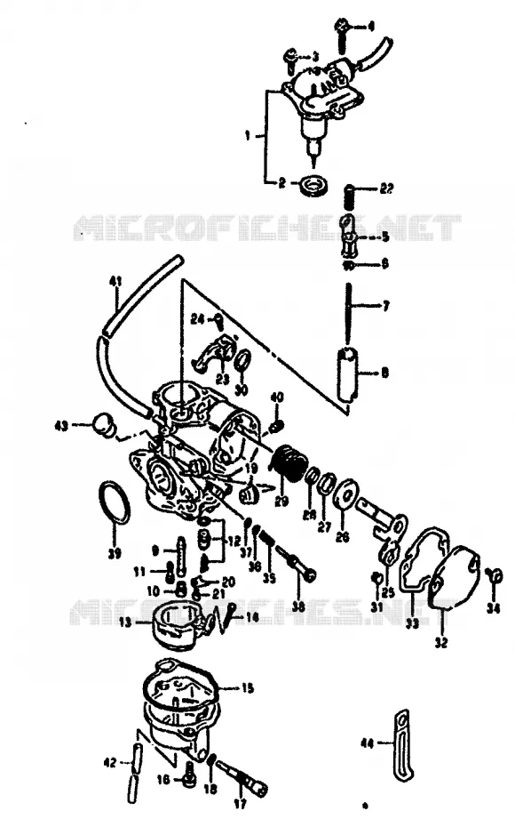CARBURATOR Suzuki SCOOTER 50 ADDRESS 1992  AH50N(N/R)