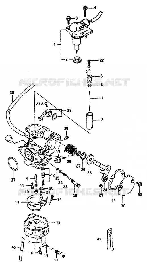 CARBURATOR Suzuki SCOOTER 50 AP 1994  AP50R(R/S/T)
