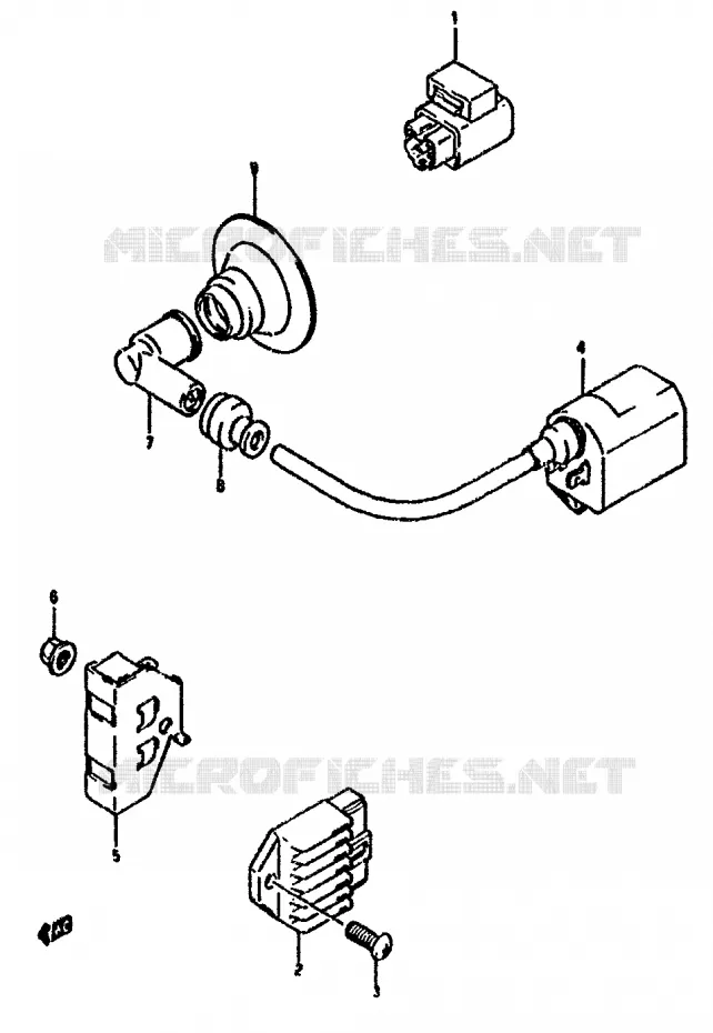 ELEKTRISCH Suzuki SCOOTER 50 ADDRESS 1994  AH50GR(N/R)