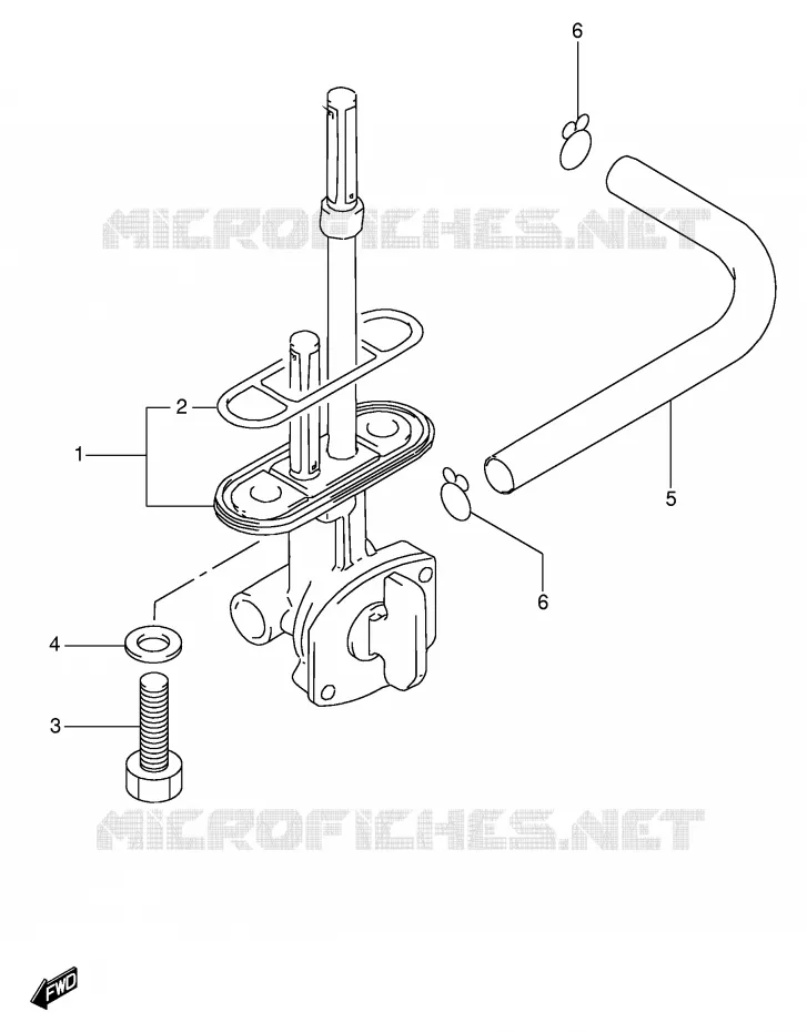 FUEL COCK Suzuki MOTO 125 DF 2000  DF125EY(E4)
