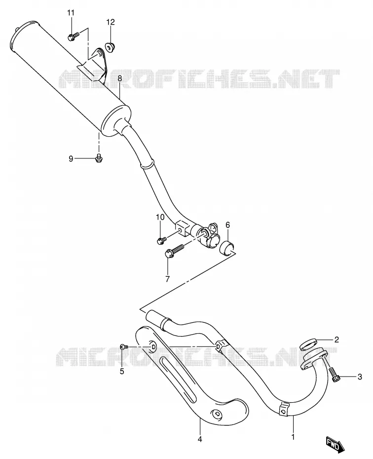 GELUIDDEMPER Suzuki MOTO 125 DR-Z 2006  DR-Z125K6(E3/E28)