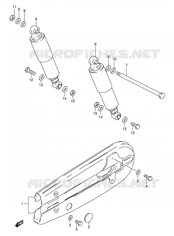 KETTINGKAST Suzuki MOTO 120 BX 1995  BX120S(P97)