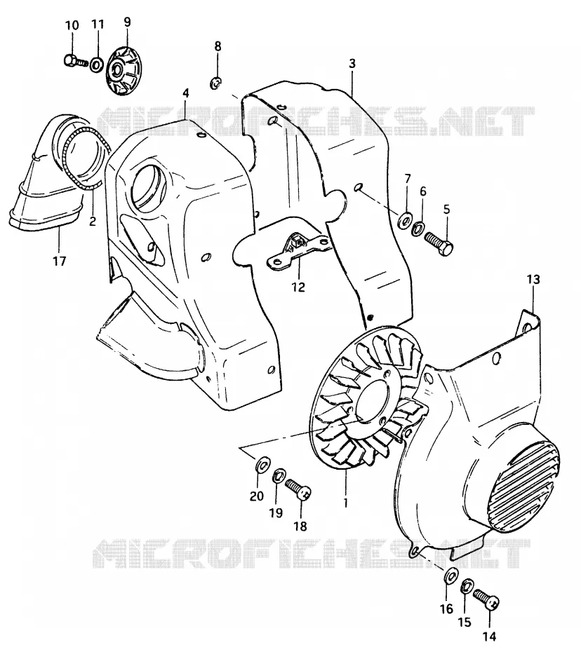 KOELVENTILATOR Suzuki SCOOTER 125 CS 1983  CS125D