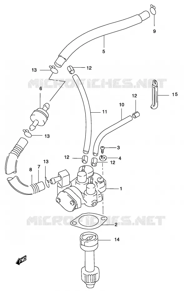 OLIEPOMP (MODELE K1) Suzuki SCOOTER 50 KATANA 2003  AY50WK3(P19)