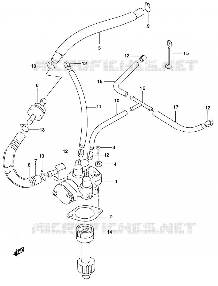 OLIEPOMP (MODELE K3/K4) Suzuki SCOOTER 50 KATANA 2004  AY50WK4(P19)