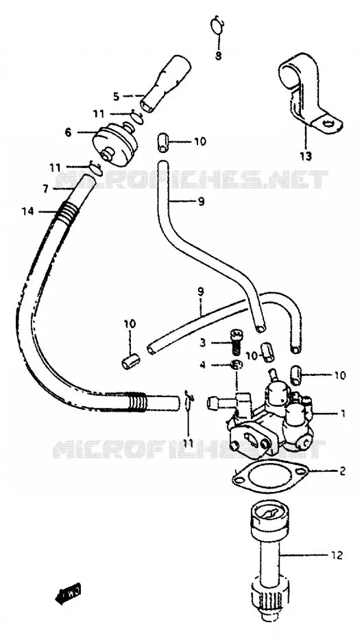 OLIEPOMP Suzuki SCOOTER 50 AP 1994  AP50R(R/S/T)