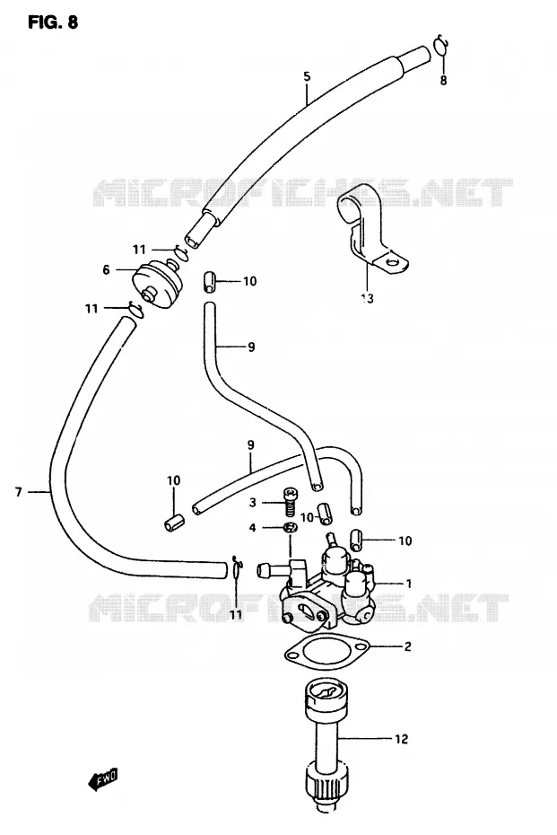 OLIEPOMP Suzuki SCOOTER 50 AP 2007  AP50R7(T/7/V)