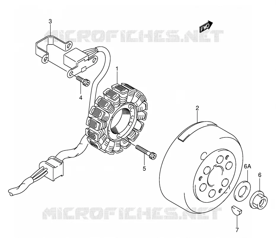 ONTSTEKING (DR-Z400Y/K1/K2/K3/K4) Suzuki MOTO 400 DR-Z 2004  DR-Z400K4(E1)