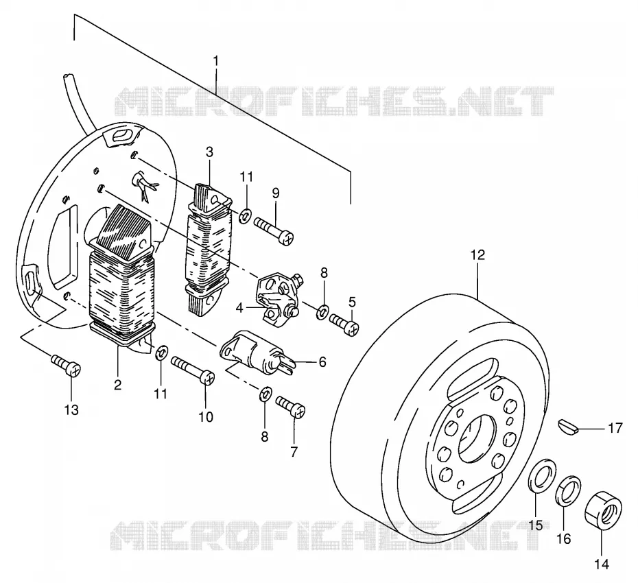 ONTSTEKING Suzuki MOTO 120 BX 1994  BX120R(P97)