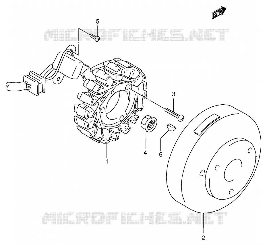 ONTSTEKING Suzuki MOTO 125 DF 2000  DF125EY(E4)