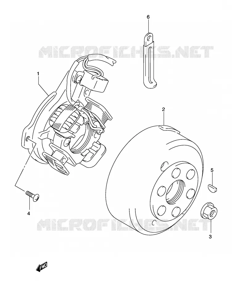 ONTSTEKING Suzuki MOTO 125 DR-Z 2004  DR-Z125K4(E3/E28)