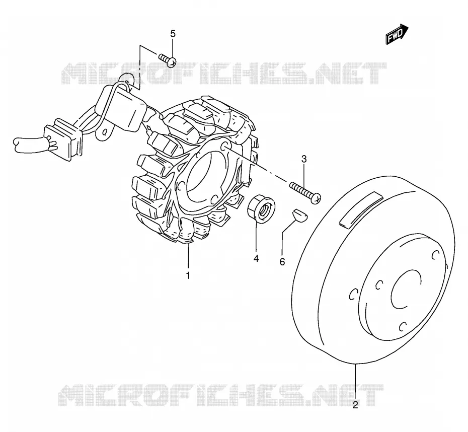 ONTSTEKING Suzuki MOTO 200 DF 1999  DF200EX(E24)