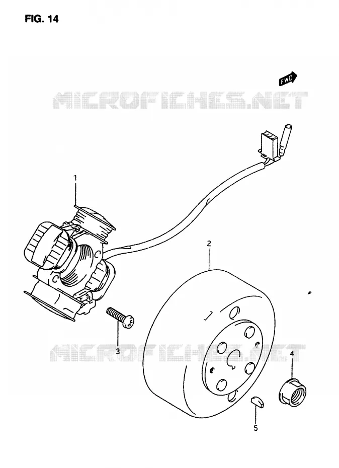ONTSTEKING Suzuki SCOOTER 50 AP 1997  AP50V(T/7/V)