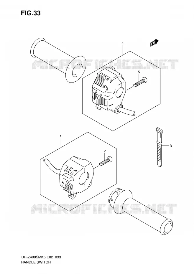 SCHAKELAARS (MODELE K5/K6) Suzuki MOTO 400 DR-Z 2006  DR-Z400SMUK6(E2)