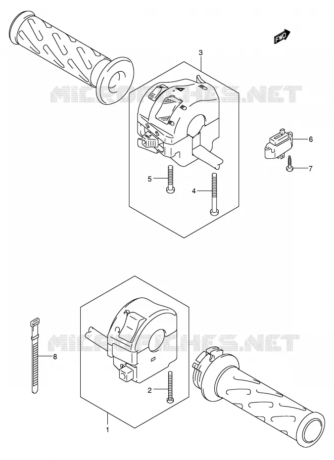 SCHAKELAARS (MODELE K5/K6) Suzuki MOTO 650 V-STROM 2006  DL650K6(E2)