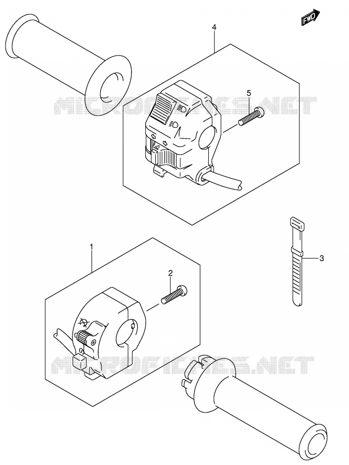 SCHAKELAARS Suzuki MOTO 400 DR-Z 2003  DR-Z400SK3(E3/E28)