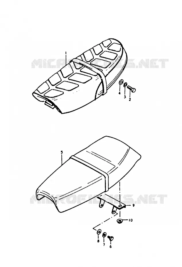 SEAT Suzuki MOTO 100 A100 1990  A100L(K/L/M/N/4)