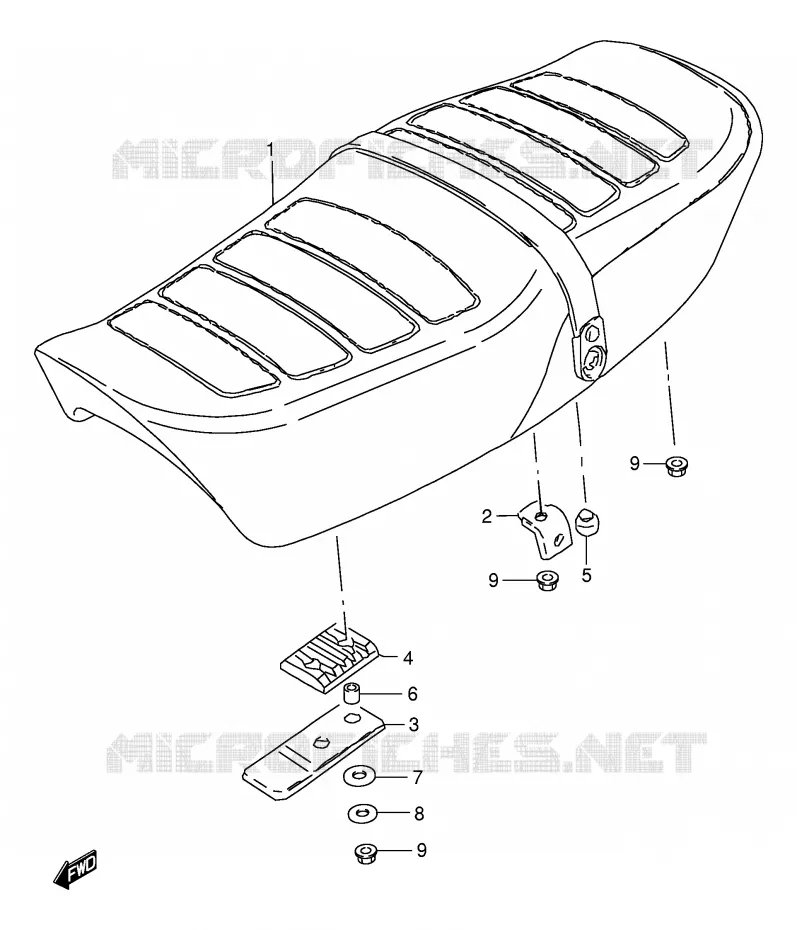 SEAT Suzuki MOTO 100 AP 1994  AX100R(E94)