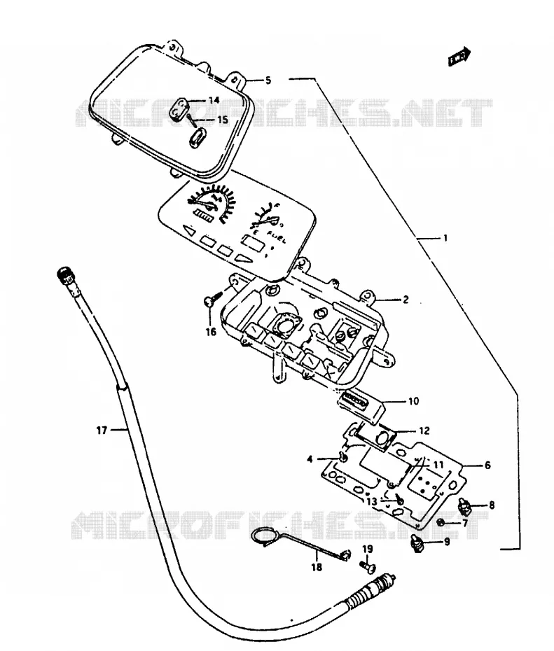 SNELHEIDSMETER Suzuki SCOOTER 100 ADDRESS 1994  AH100R