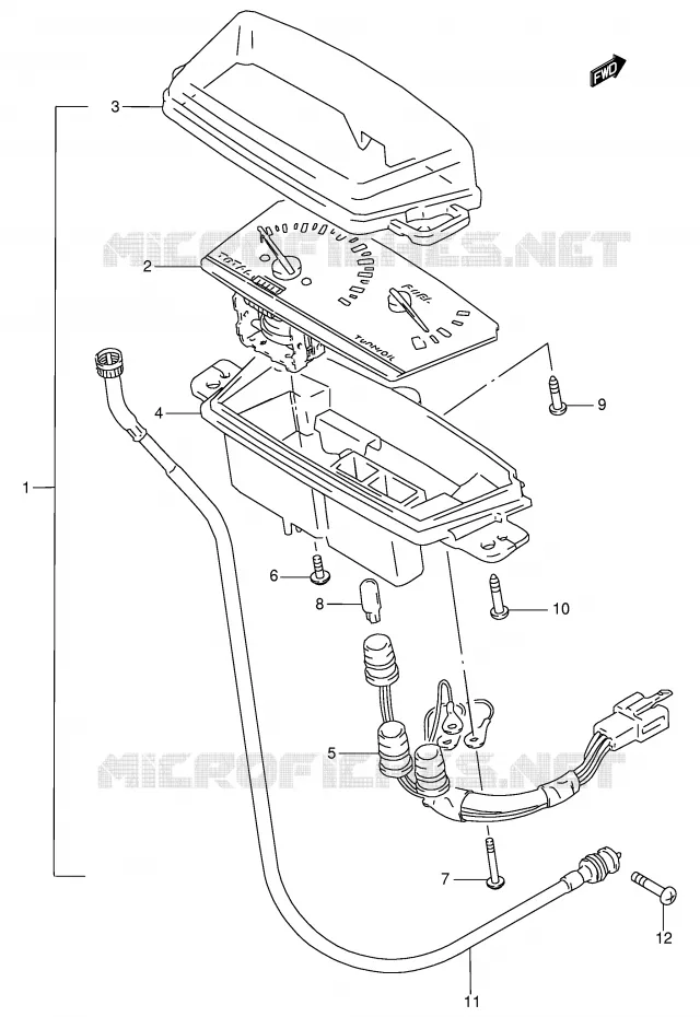 SNELHEIDSMETER Suzuki SCOOTER 100 ADDRESS 2000  AG100Y(E71)