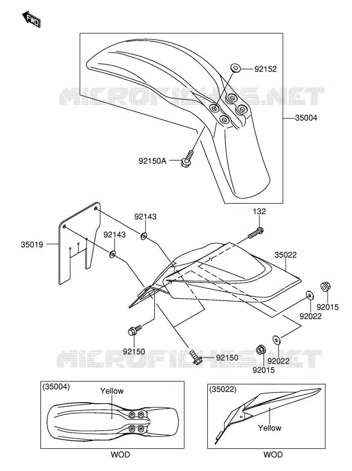 SPATBORD Suzuki MOTO 110 DR-Z 2004  DR-Z110K4(E21)