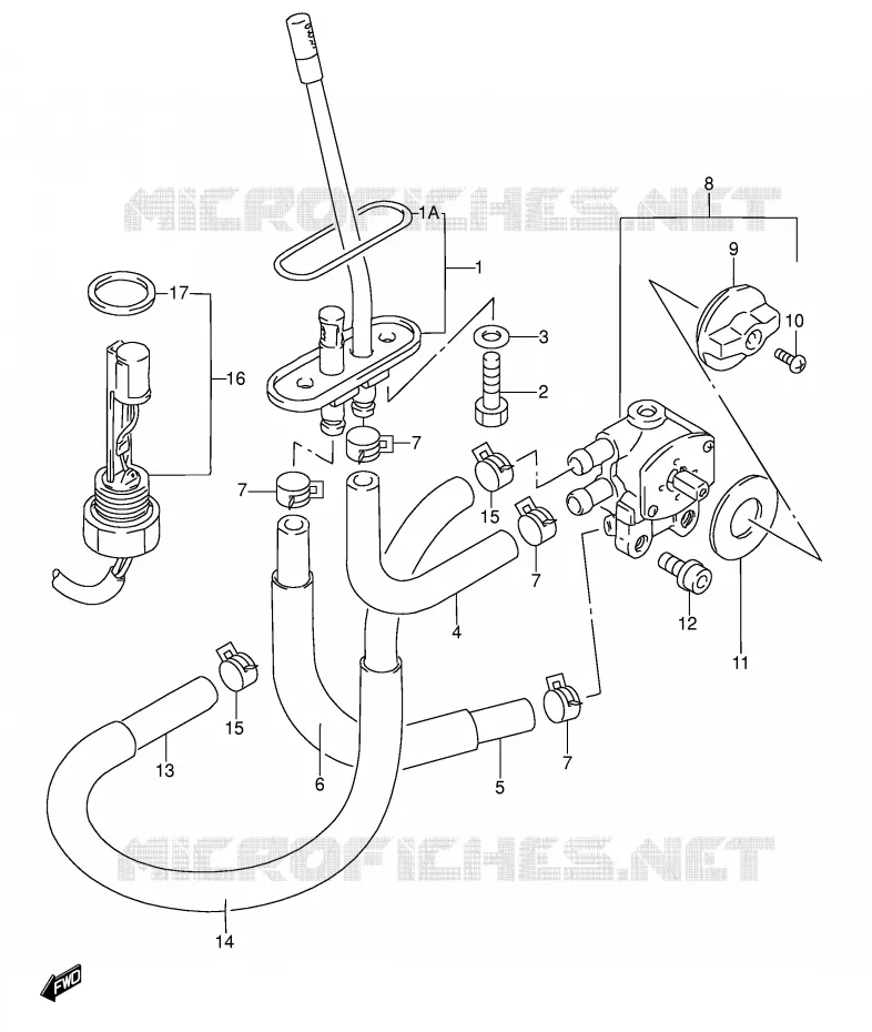 FUEL COCK Suzuki MOTO 600 RF 1994  RF600RR(E2)