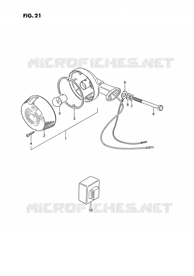INDICATOREN (E43) Suzuki MOTO 50 PV 1991  PV50M(E15)