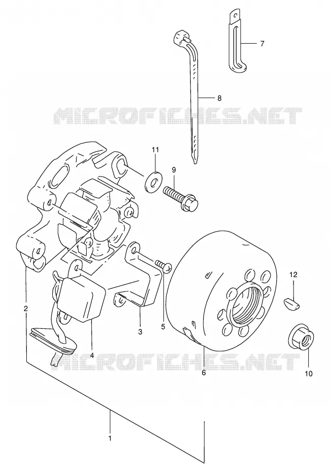 ONTSTEKING Suzuki MOTO 250 RM 1997  RM250V(E3/E28)