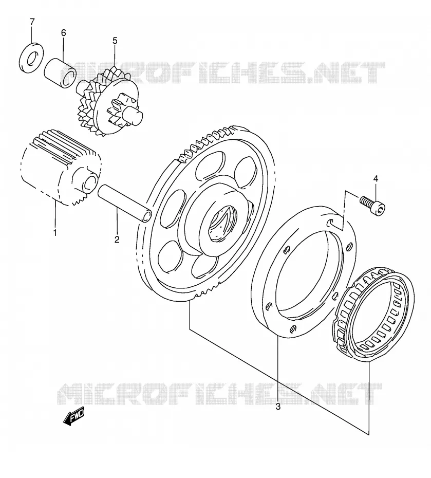 STARTMOTOR CLUTCH Suzuki MOTO 1500 INTRUDER 2009  VL1500K9(E2)