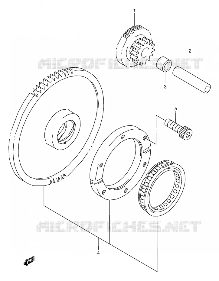 STARTMOTOR CLUTCH Suzuki MOTO 800 MARAUDER 2002  VZ800K2(E2)