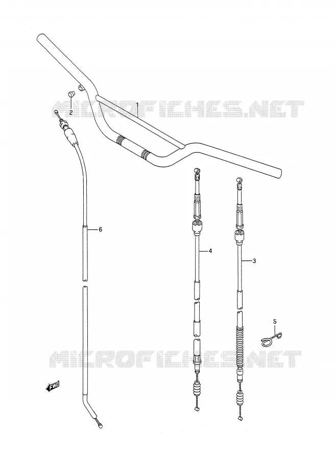 STUUR Suzuki MOTO 250 RM 1992  RM250N(E28)
