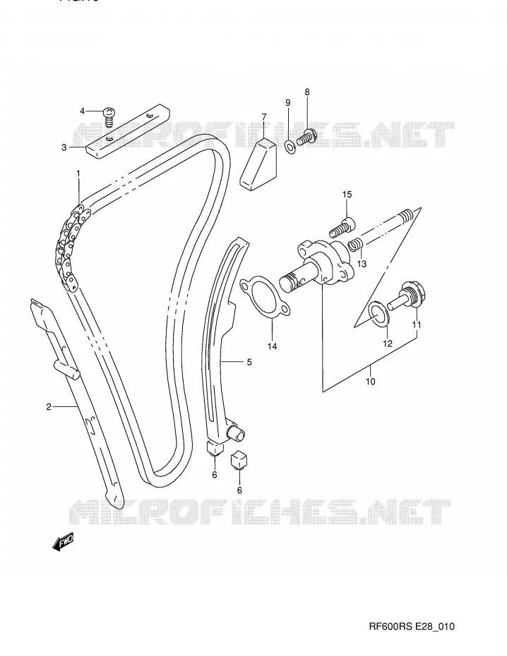 TIMING Suzuki MOTO 600 RF 1994  RF600RR(E28)