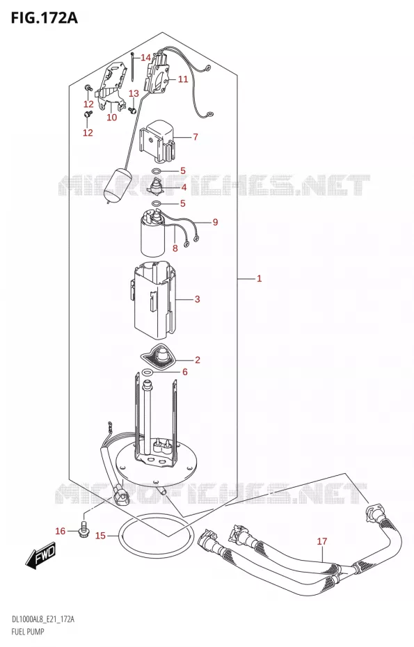 BENZINE POMP Suzuki MOTO 1000 V-STROM 2018  DL1000XA L8 E21
