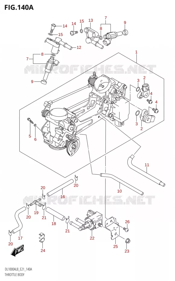 GASKLEPHUIS Suzuki MOTO 1000 V-STROM 2018  DL1000XA L8 E21