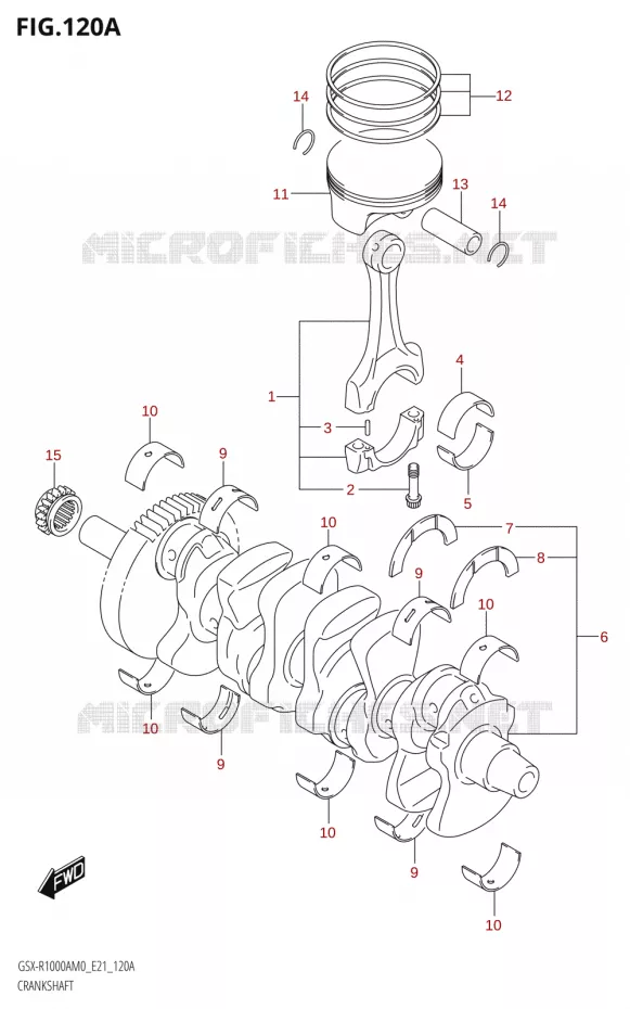 KRUKAS Suzuki MOTO 1000 GSX-R 2020  GSX-R1000RA M0 / GSX-R1000RZA M0 (E21)