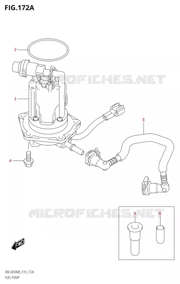 BENZINE POMP Suzuki MOTO 450 RM-Z 2020  RM-Z450 M0 (E19)