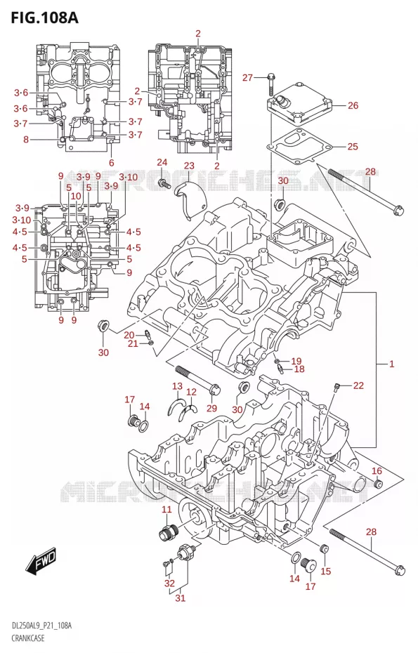 CASING Suzuki MOTO 250 V-STROM 2019  DL250A L9 (P21)
