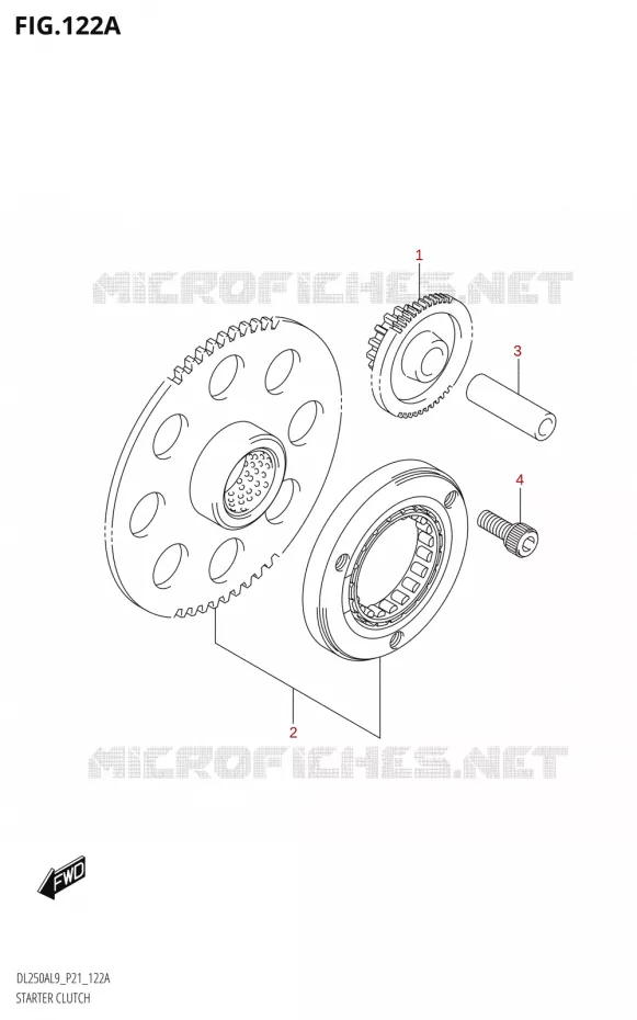 STARTMOTOR CLUTCH Suzuki MOTO 250 V-STROM 2019  DL250A L9 (P21)