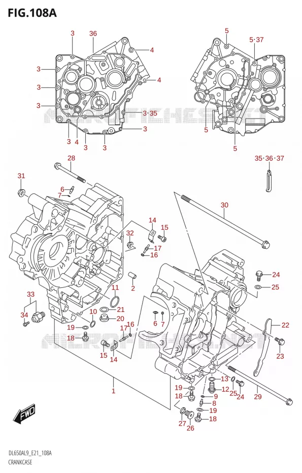 CASING Suzuki MOTO 650 V-STROM 2019  DL650A L9 (E21)