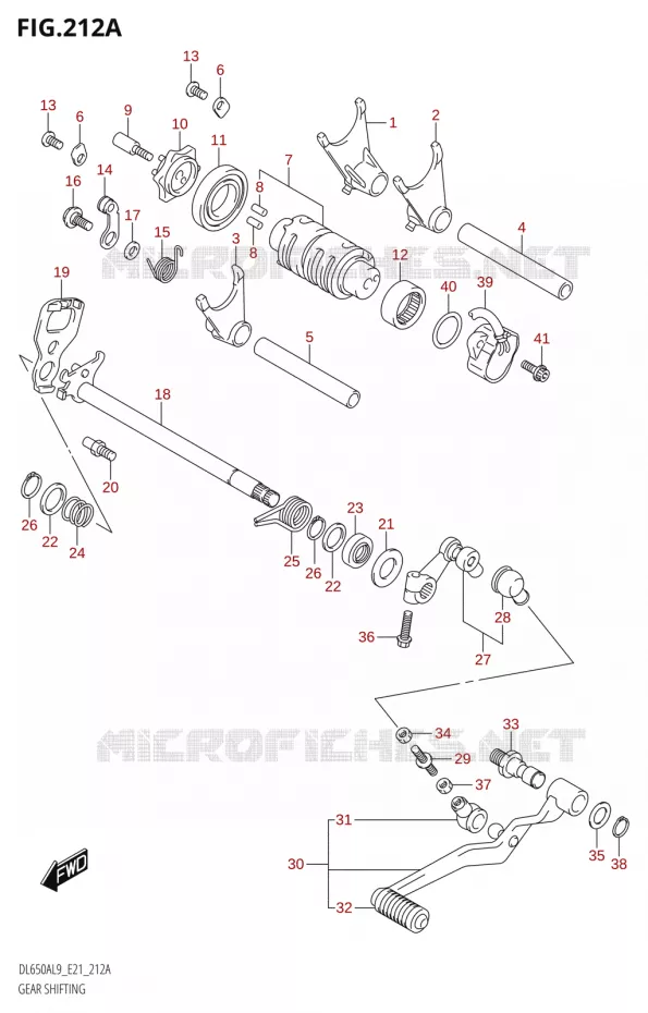 SCHAKELEN ASSY Suzuki MOTO 650 V-STROM 2019  DL650A L9 (E21)