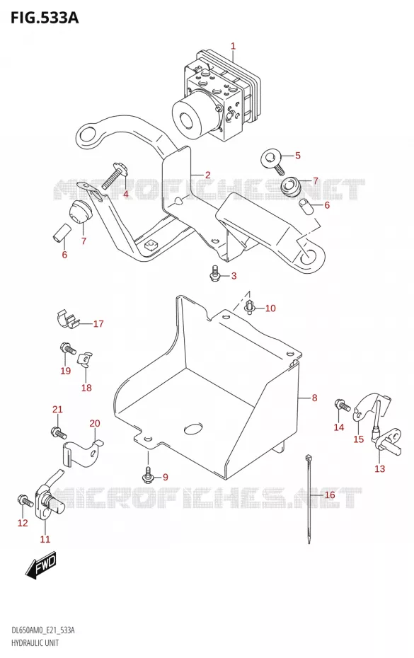 ABS Suzuki MOTO 650 V-STROM 2020  DL650XA M0 (E21)