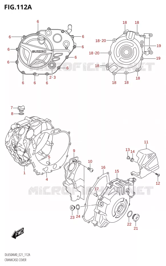 CASING Suzuki MOTO 650 V-STROM 2020  DL650A M0 (E21)