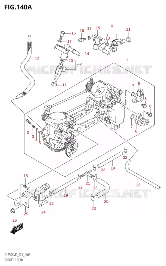 GASKLEPHUIS Suzuki MOTO 650 V-STROM 2020  DL650XA M0 (E21)