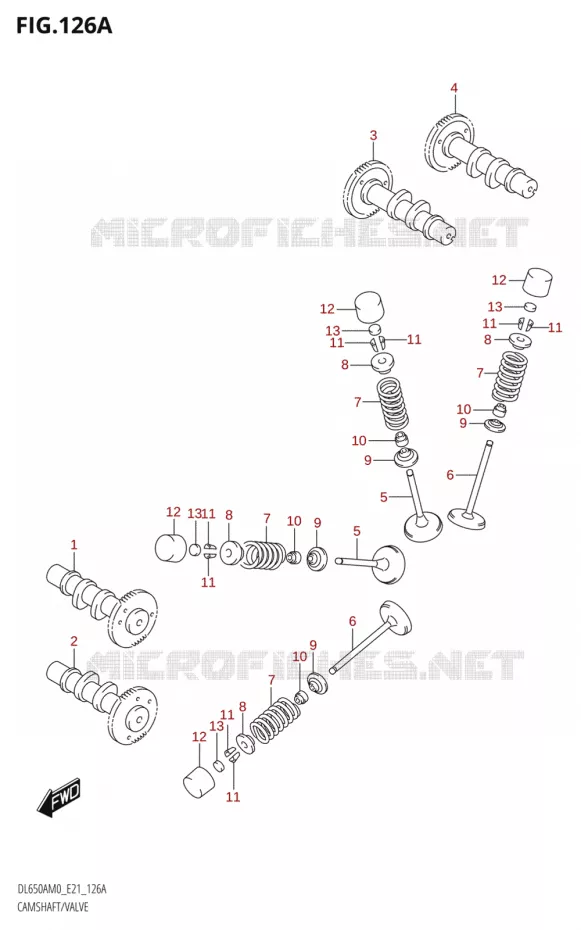 NOKKENAS - VALVES Suzuki MOTO 650 V-STROM 2020  DL650XA M0 (E21)