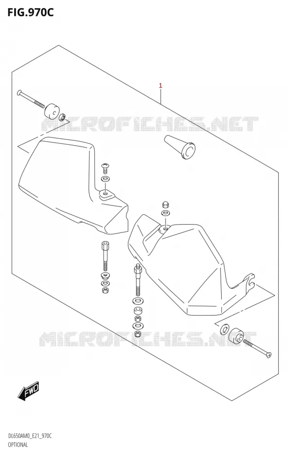 OPTIESEL (DL650A,DL650AUE)(SEE NOTE 1) Suzuki MOTO 650 V-STROM 2020  DL650XA M0 (E21)